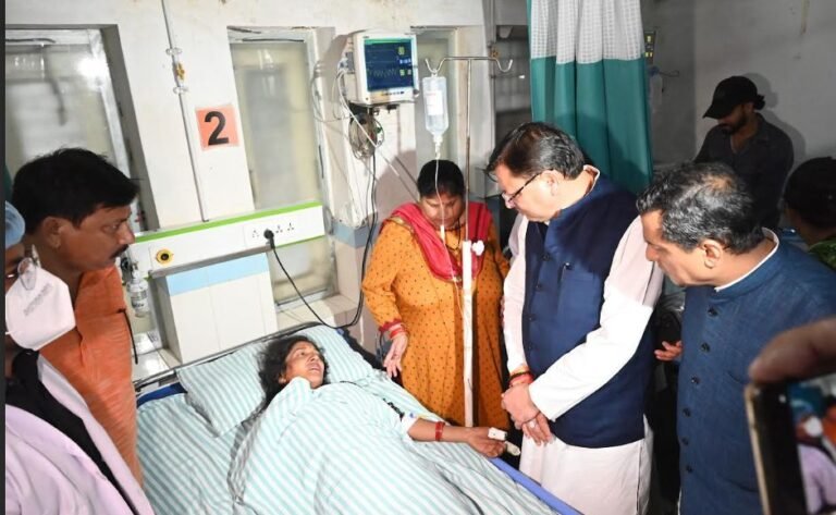The Chief Minister expressed sorrow over the tragic bus accident near Kupi in Marchula, Salt Tehsil, Almora district.