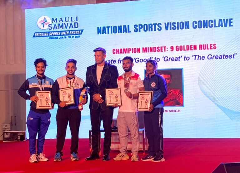 Sangram Singh Delivers an Inspiring Message at National Sports Vision Conclave: “Taking Risks is Better Than Regret”