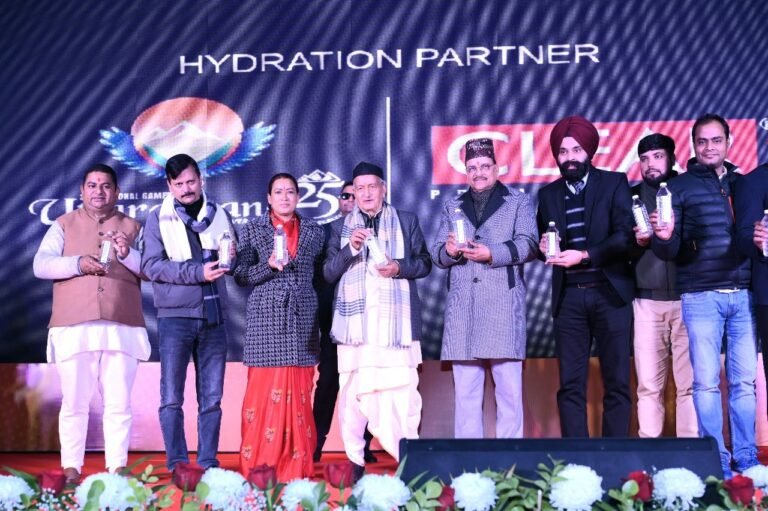 CLEAR Premium Water to Provide 100% PET Bottles for 38th National Games 2025; Official Hydration Partner Announced for Uttarakhand Edition