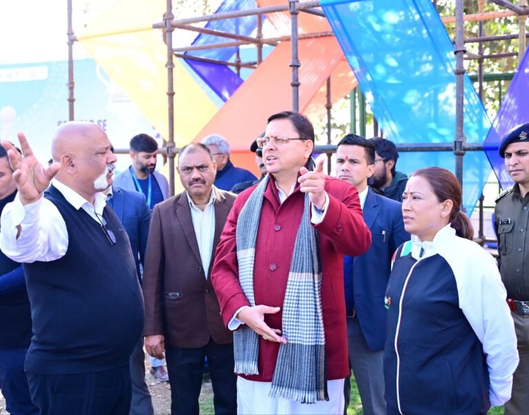 Chief Minister Pushkar Singh Dhami Reviews Preparations for the 38th National Games.