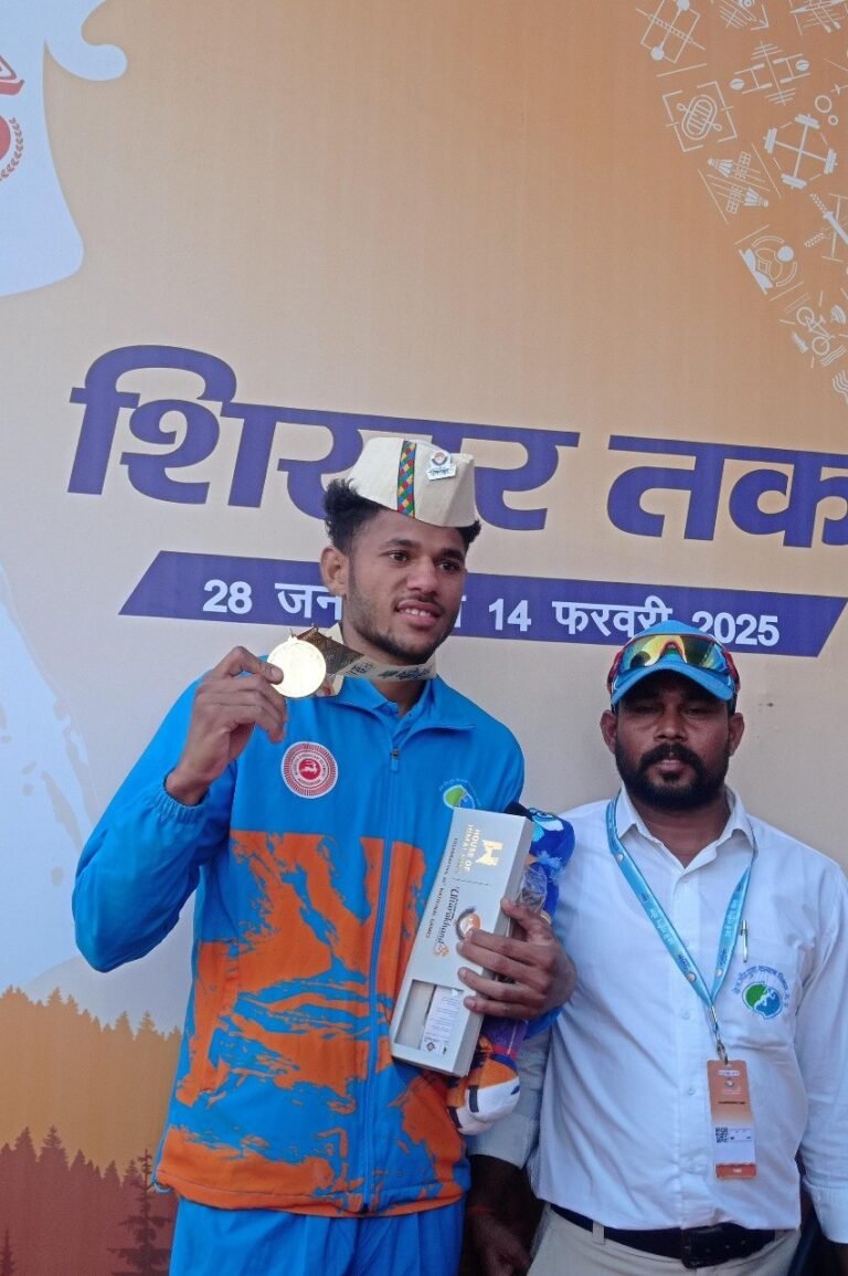 Dev Kumar Meena Sets New Pole Vault National Record at the 38th National Games