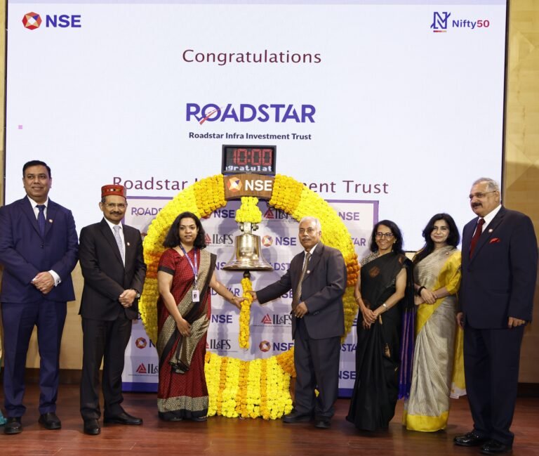 IL&FS InvIT – Roadstar Infra Investment Trust – LISTS on NSE, unlocks value and growth potential.