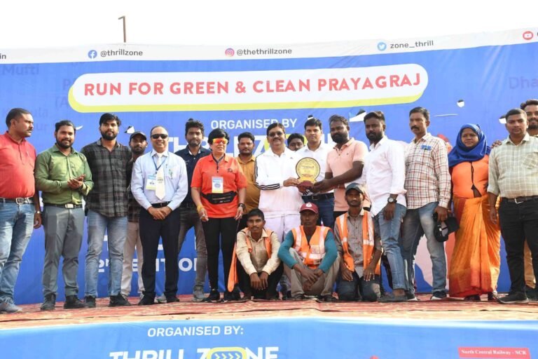 Thrill Zone Organizes Half Marathon in Prayagraj