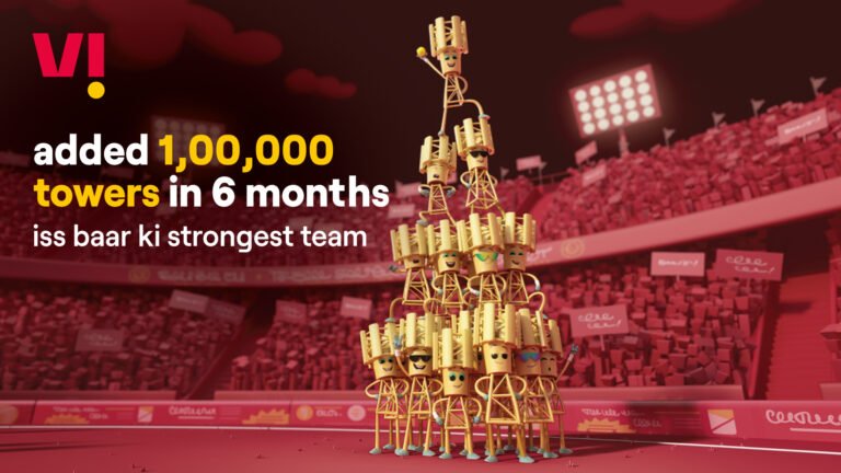 Vi Launches New Campaign; highlights addition of over 1,00,000 Towers .   