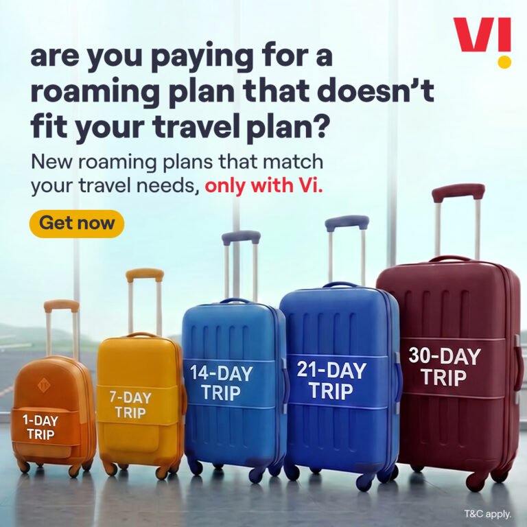 Vi launches flexible International Roaming Plans to suit every travel this summer   